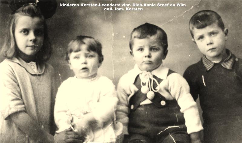kersten leenders hendrikus en wilhelmina vlnr. dien annie steef wim coll. wiel ewalds Custom