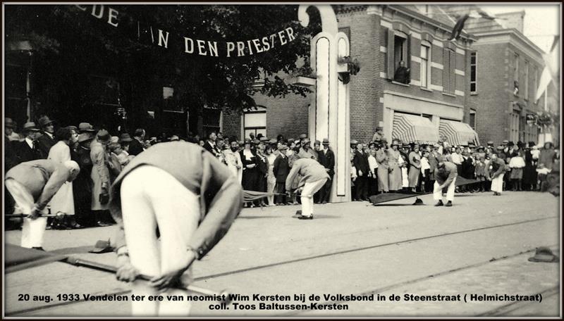 kersten wim met vendeliers gilden gang. koning jan arends bij de volksbond 20081933 coll. johan en toos baltussen kersten 7 Custom