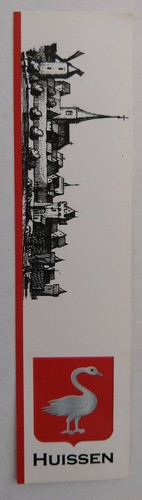 Boekenlegger. Gezicht op Huissen 1660. 20 bij 5 cm. 150x